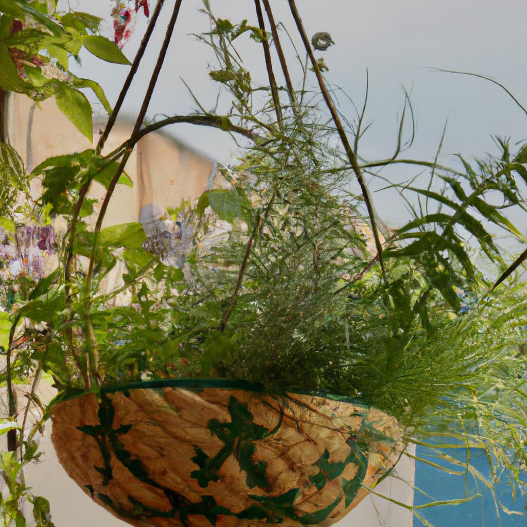Hängende Pflanzen für Balkonkasten